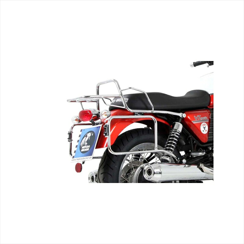 バイクパーツ HEPCO&BECKER(ヘプコアンドベッカー) サイドキャリア クローム 650540 00 02 4548664532414 V7/Classic/Special 08-14/V7 II Stone/Special 15-16