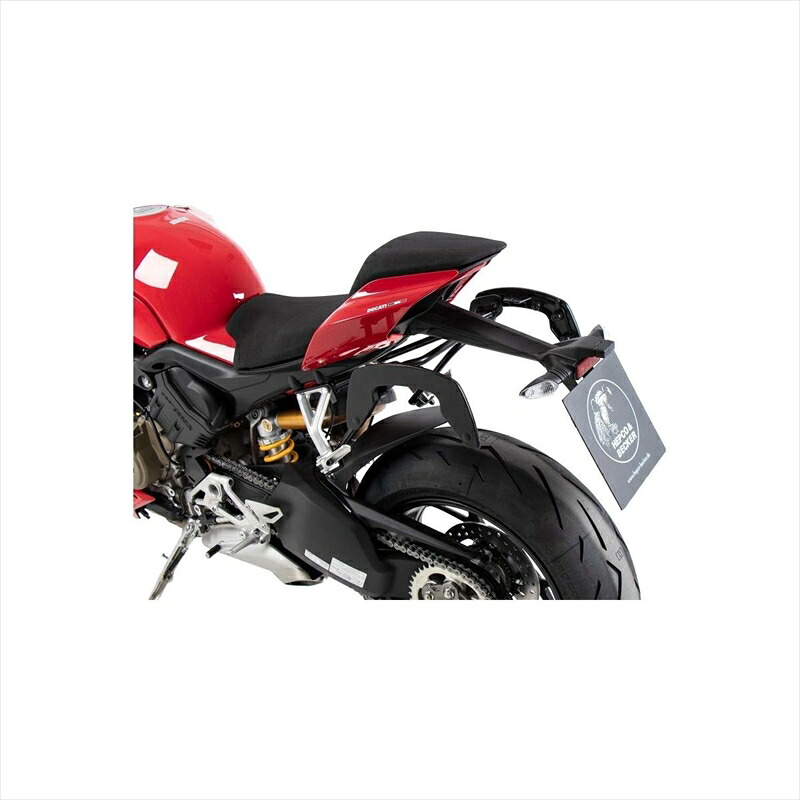 バイクパーツHEPCO&BECKER(ヘプコアンドベッカー) C-Bowサイドキャリア ブラック 6307598 00 014550255468583Streetfighter V4/S 20-23｜バイク・バイク用品はとやグループ