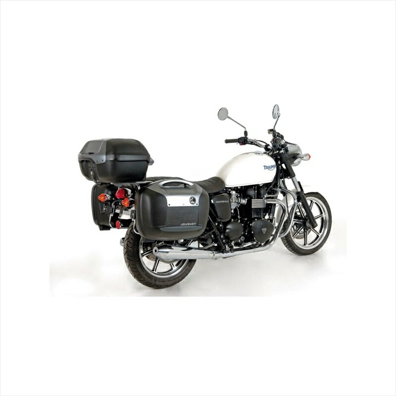 バイクパーツ HEPCO&BECKER(ヘプコアンドベッカー) トップ＆サイドケースキャリア クローム 650774 00 02 4548664506026 Bonneville/T100/SE 02-