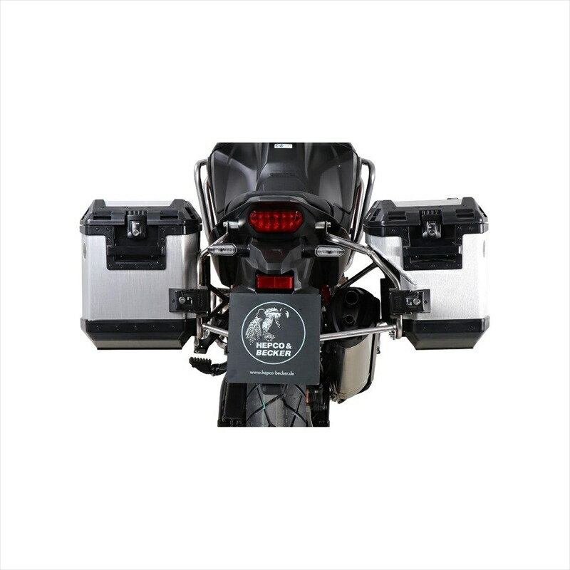 バイクパーツ HEPCO&BECKER(ヘプコアンドベッカー) サイドキャリア カットアウトセット サイドケース エクスプローラー シルバー付 6519521 00 22-00-40 4549950966425 CRF1100L AfricaTwin 19-21