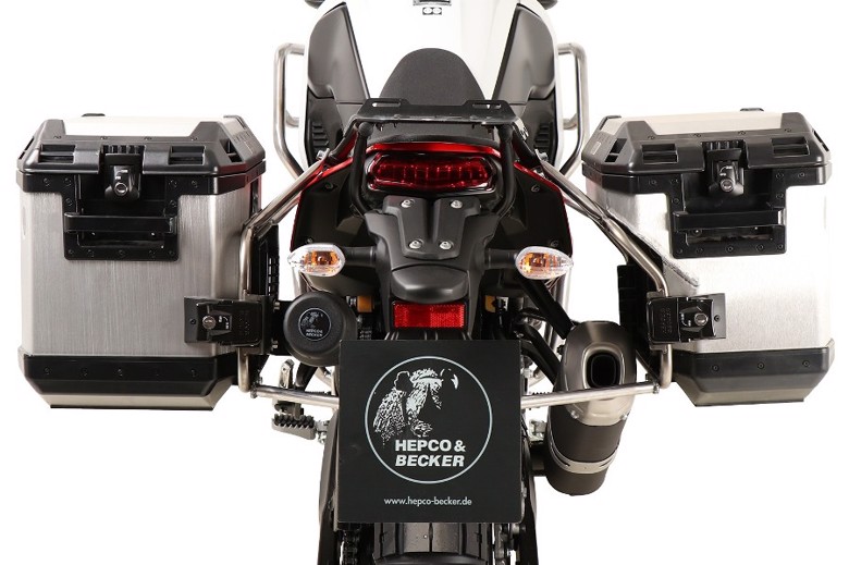 バイクパーツ HEPCO&BECKER(ヘプコアンドベッカー) サイドキャリア カットアウトセット サイドケース エクスプローラー シルバー付 6514564 00 22-00-40 4550255324667 Tenere 700/Rally 19-25