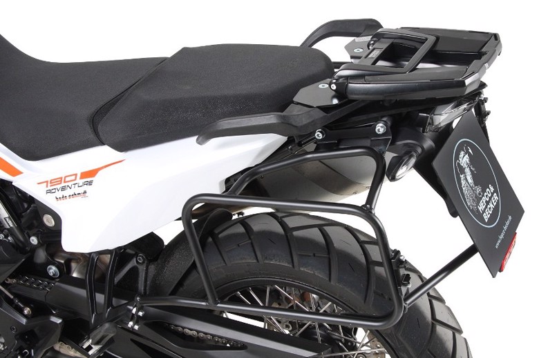 バイクパーツ HEPCO&BECKER(ヘプコアンドベッカー) サイドキャリア ブラック 6537581 00 01 4550255353544 790Adventure/R/890Adventure/R/Rally/SMT 19-25