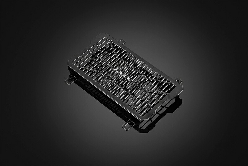 バイクパーツBIKERS(バイカーズ) ラジエターガード ステンレス チタンコート ブラックK0339-BLK4548916774609｜バイク・バイク用品はとやグループ