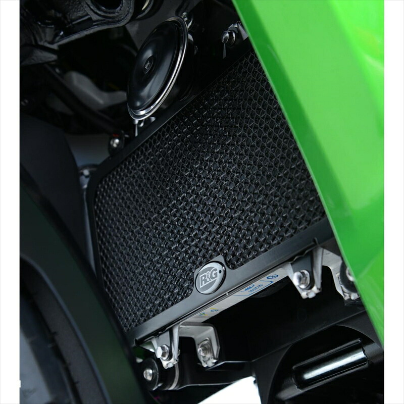 バイクパーツ 冷却系アールアンドジー ラジエターガード チタンカラーRG-RAD0221TI 4580041253864Versys X-250/300 17-|バイク・バイク用品はとやグループ