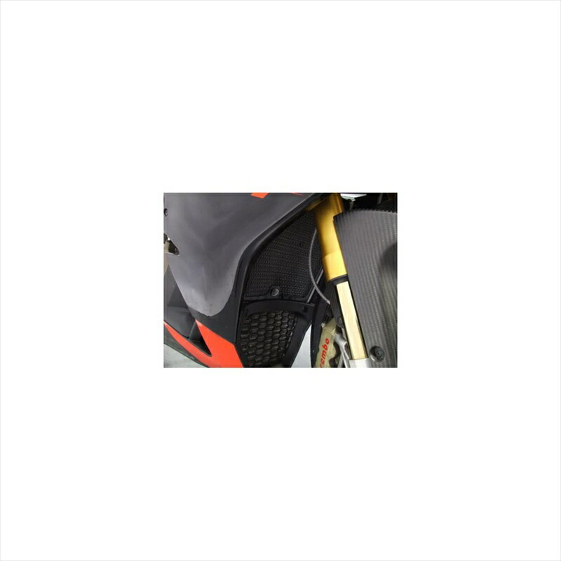 バイクパーツ 冷却系 アールアンドジー ラジエターガード チタンカラー RG-RAD0076TI 4571381457173 APRILIA RSV4/FACTORY 09-14