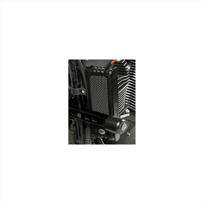 バイクパーツ 冷却系 アールアンドジー オイルクーラーガード ブラック RG-OCG0004BK 4571381484940 HD XR1200/X