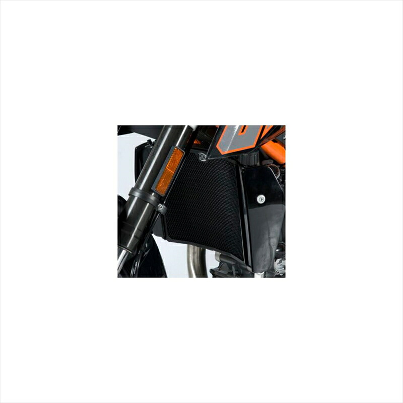 バイクパーツ 冷却系 アールアンドジー ラジエターガード ブラック RG-RAD0127BK 4571381482380 KTM 690Duke 12-