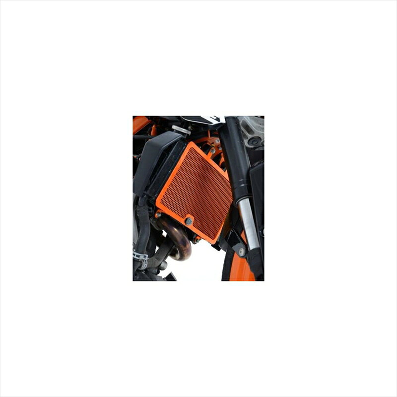 バイクパーツ 冷却系 アールアンドジー ラジエターガード ブラック RG-RAD0164BK 4571381487125 KTM 390DUKE 13-16・RC125/200/390 14-