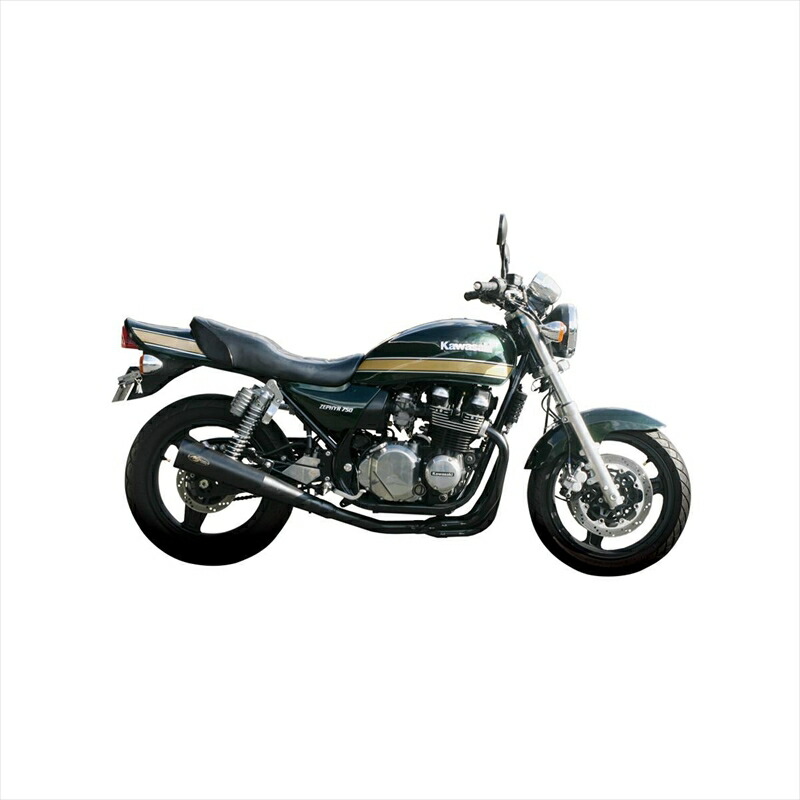 バイクパーツ NOJIMA ENGINEERING(ノジマエンジニアリング) メガホン フルEX 4-1SC ステンブラック NMSX606MB-CL 4548664292455 ZEPHYR750 -08