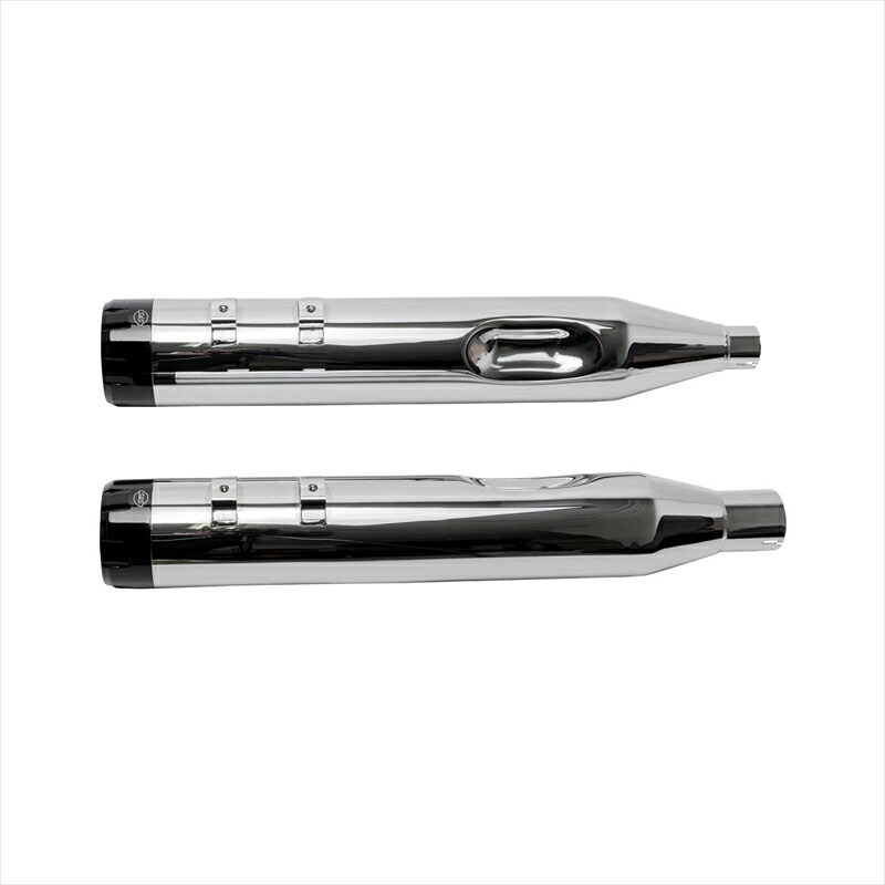 バイクパーツ エスアンドエスサイクル S＆S スリップオン スラスター CHR/BLK M8 Touring 17-22 550-0664 4548916982479