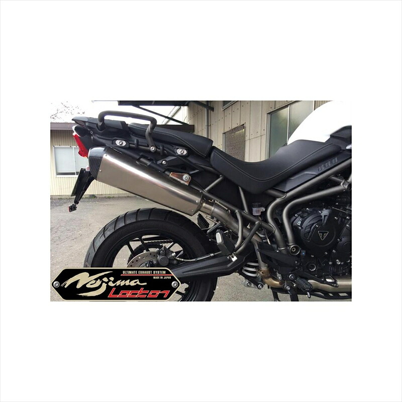 バイクパーツNOJIMA ENGINEERING(ノジマエンジニアリング) LOCK-ON スリップオン NT813SLC-CLK4549950195610TIGER800 13-16 EBL-BJ800｜バイク・バイク用品はとやグループ