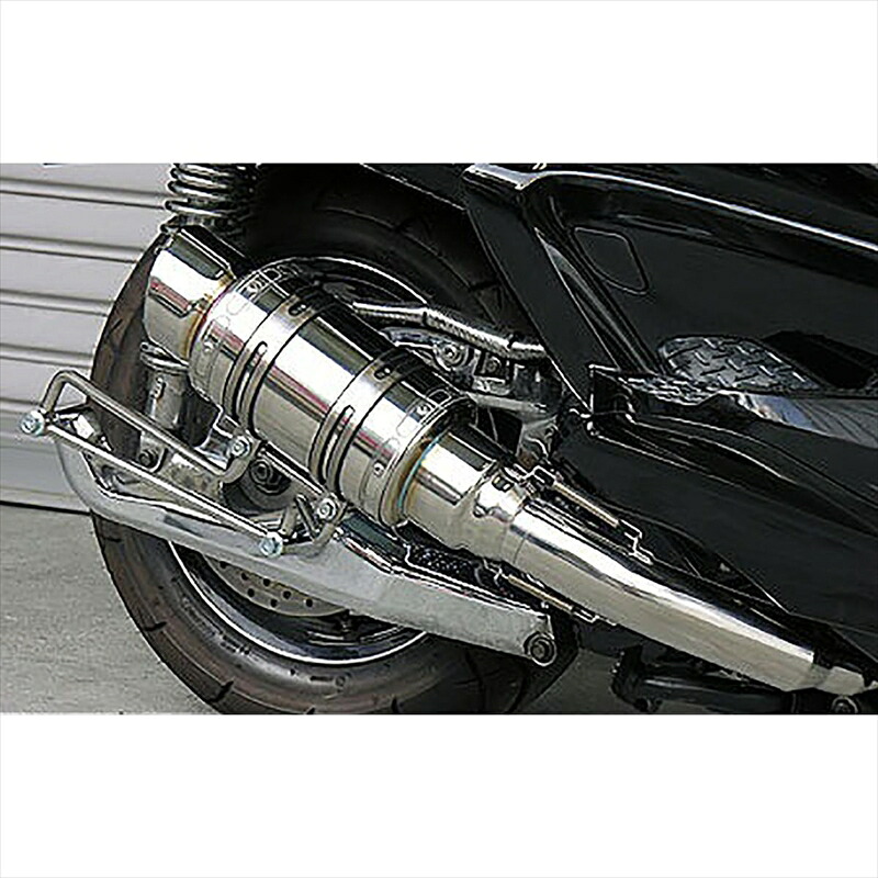 バイクパーツ マフラー ウイルズウィン アトミックショートマフラー/ポッパー 132-12-03 4548664993741 GRANDMAJESTY400　-07