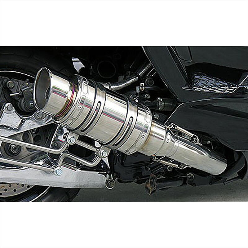 バイクパーツ マフラー ウイルズウィン アトミックショートマフラー/ポッパー 132-12-13 4548664993864 GRANDMAJESTY400(O2センサー付)
