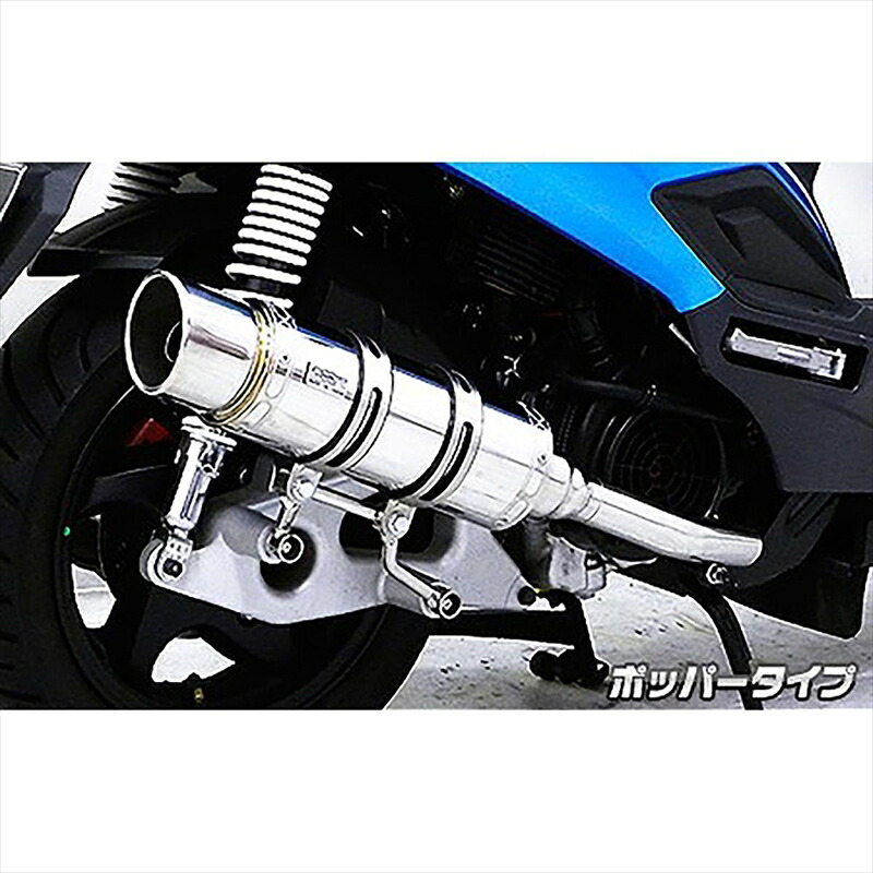 バイクパーツ マフラー ウイルズウィン ロイヤルマフラーポッパータイプ 1262-59-02 4548916572649 SYM New Fighter150ZR