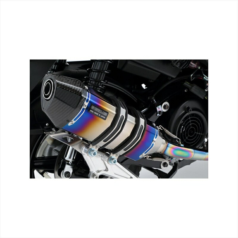 バイクパーツ マフラー ビームスモーターカンパニー CORSA-EVOII ヒートチタン G243-65-001 4582285343172 BWS125 EBJ-SEA6J7