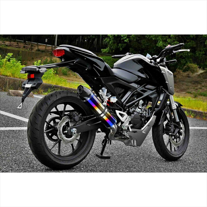 バイクパーツ マフラー ビームスモーターカンパニー CROSS-EVO フルエキ ヒートチタン G182-55-S1J 4582285345206 CB125R 18-(2BJ-JC79)