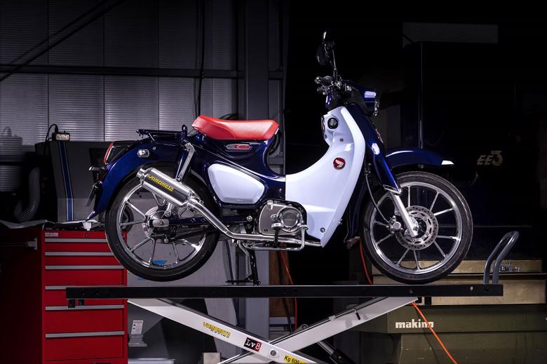 バイク用品 マフラー ヤマモトレーシング ヤマモト.R SPEC-A SUS UP アルミプレス スーパーカブC125 18-(2BJ-JA48) 10131-71SAP 4521717008210
