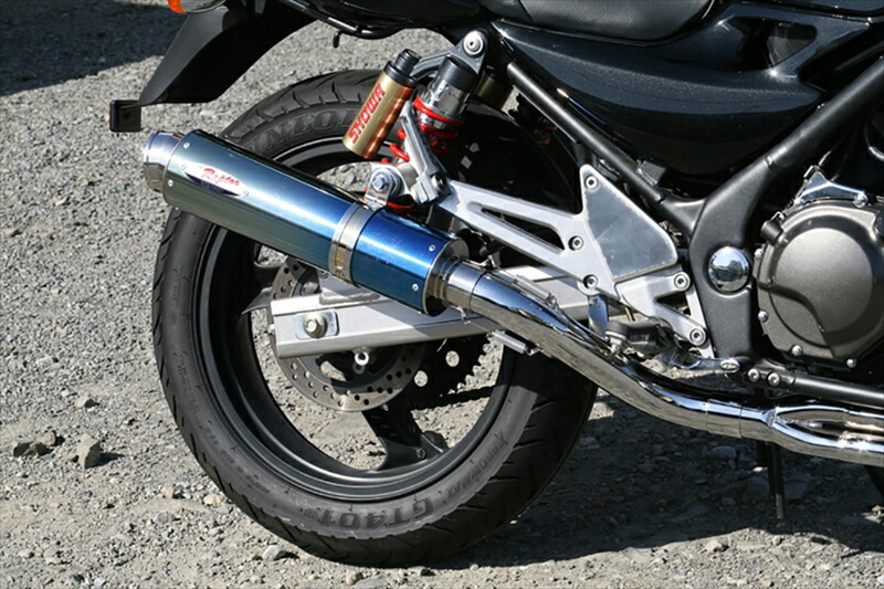 バイクパーツ マフラー RPM(アールピーエム) 80D-RAPTOR ステン ブルーチタン BALIUS2 00- 6508Z 4582287245054