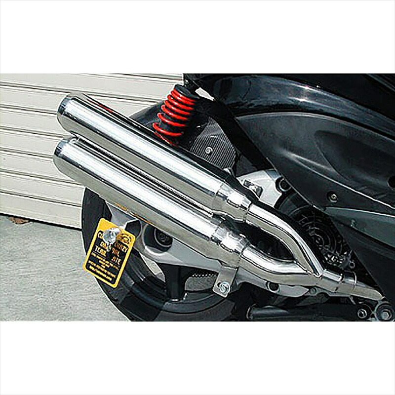 バイクパーツ マフラー ウイルズウィン スタイリッシュツインマフラー/ジェット 162-14-14 4548664055357 シグナスX(台湾5期)