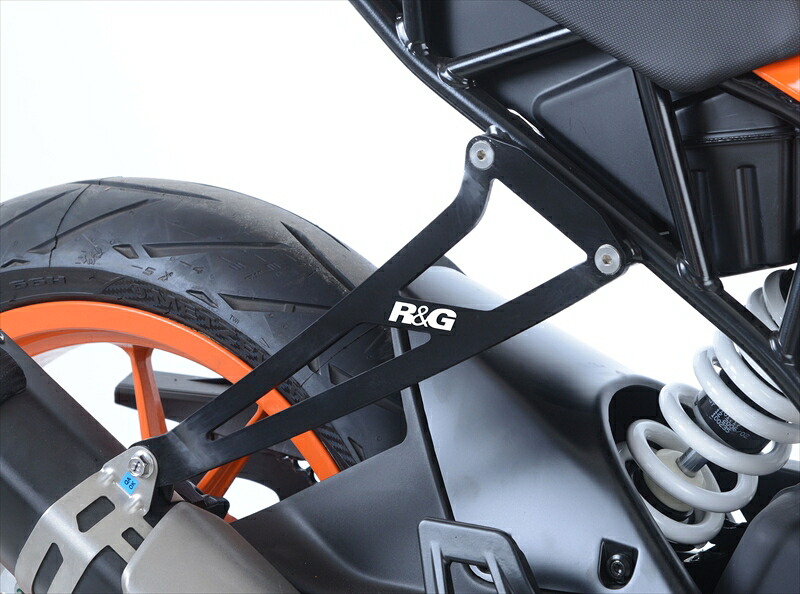 バイクパーツ R&G(アールアンドジー) エキゾーストハンガー ブラック RG-EH0080BKA 4573382081029