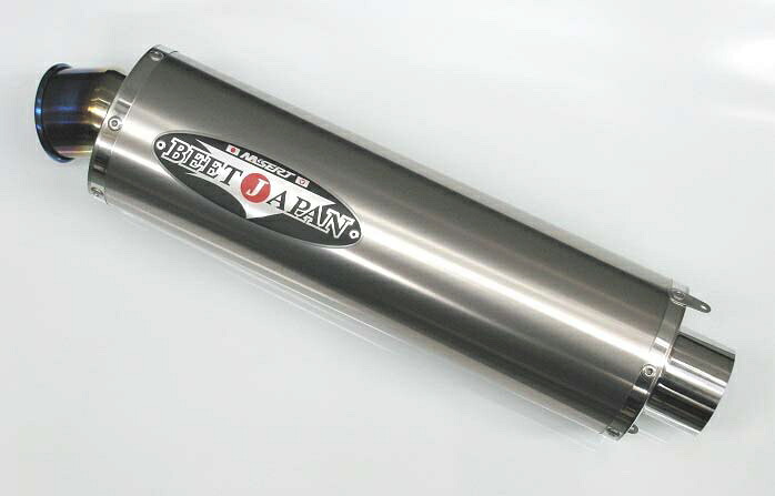 バイク用品 マフラー ビート BEET ナサートR 汎用レーシング クリアチタンサイレンサー 1002-110-50 4582346465546
