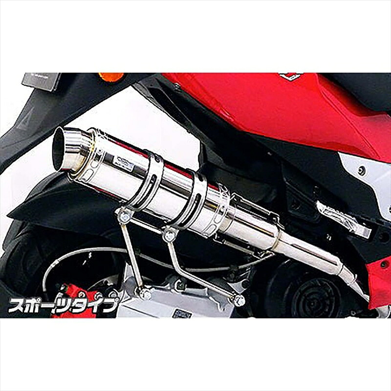 バイクパーツ マフラー ウイルズウィン ロイヤルマフラー スポーツタイプ 562-59-03 4548664500246 PGO G-MAX220
