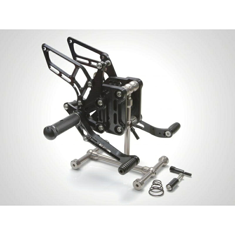 バイクパーツ ステップ ケイファクトリー ライディングステップ スーパーブラック 415MZBR075R 4582215601204
