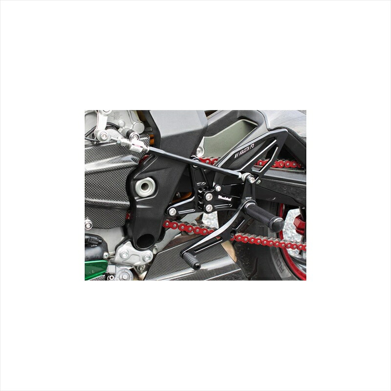 バイクパーツ WOODSTOCK(ウッドストック) バックステップキット 4POS/BLK WBS-MV02-BB 4548916878420 MV Agusta F3 12-