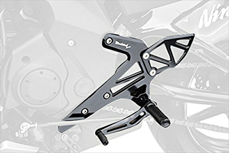バイクパーツWOODSTOCK(ウッドストック) バックステップキット 4P/BLK WBS-K33-TB4549950019466|バイク・バイク用品はとやグループ