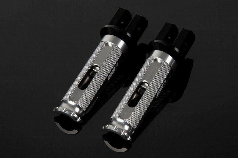 【5日前後で発送】 バイク用品 ステップ エスエスケイ スピードラ SSKSPEEDRA アルミ削出ステップ レーシング ライダー 取付部カラー:ブラック ステップバーカラー:チタン AFPR211TM 4580486924695 取寄品 セー