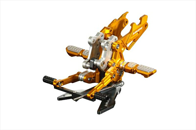 バイクパーツ BIKERS(バイカーズ) バックステップ ライトゴールド K0114-LGD 4548916435005