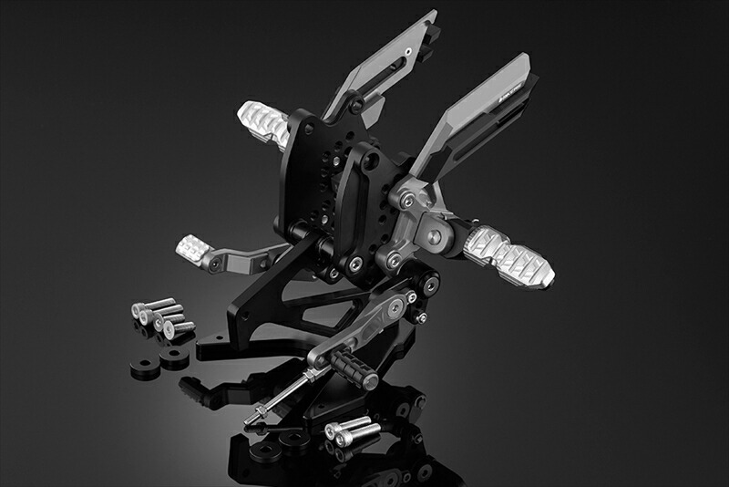 バイクパーツ BIKERS(バイカーズ) バックステップ グレー K0306-GRY 4548916717316