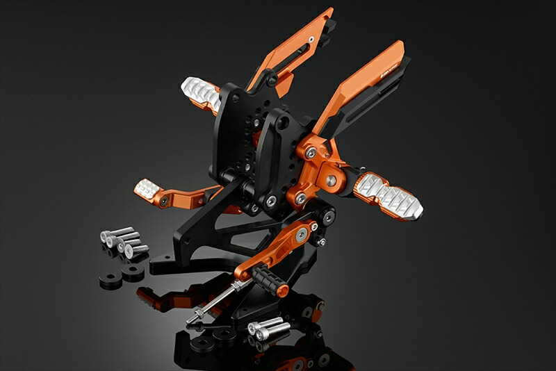 バイクパーツ BIKERS(バイカーズ) バックステップ オレンジゴールド K0306-OGD 4548916717330