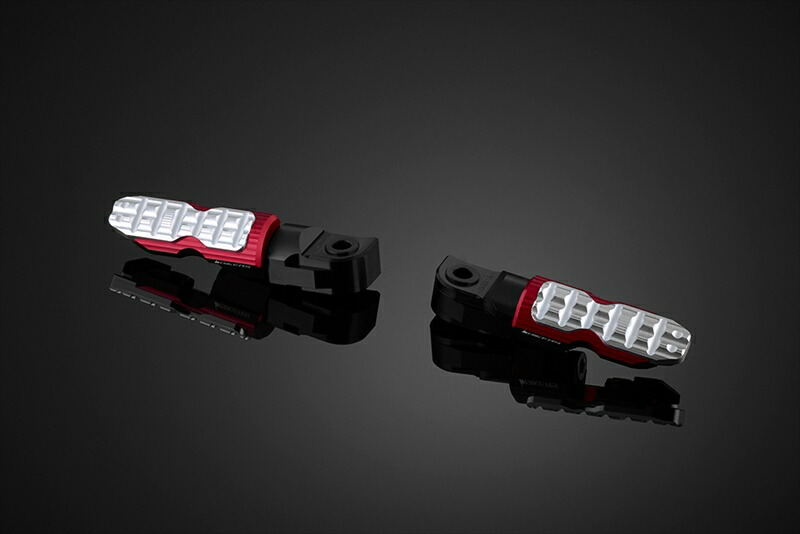 バイクパーツ BIKERS(バイカーズ) リアフットレスト レッド Y0208-RED 4548916968763