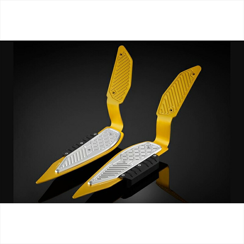 バイクパーツ BIKERS(バイカーズ) フットプレート 左右セット ライトゴールド/シルバー Y0316-LGD-SLV 4550255219482 XMAX 18-22