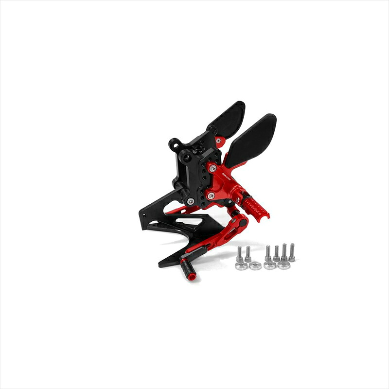 バイクパーツ BIKERS(バイカーズ) バックステップ レッド K0467-RED 4550255512873 ZX-25R 20-24
