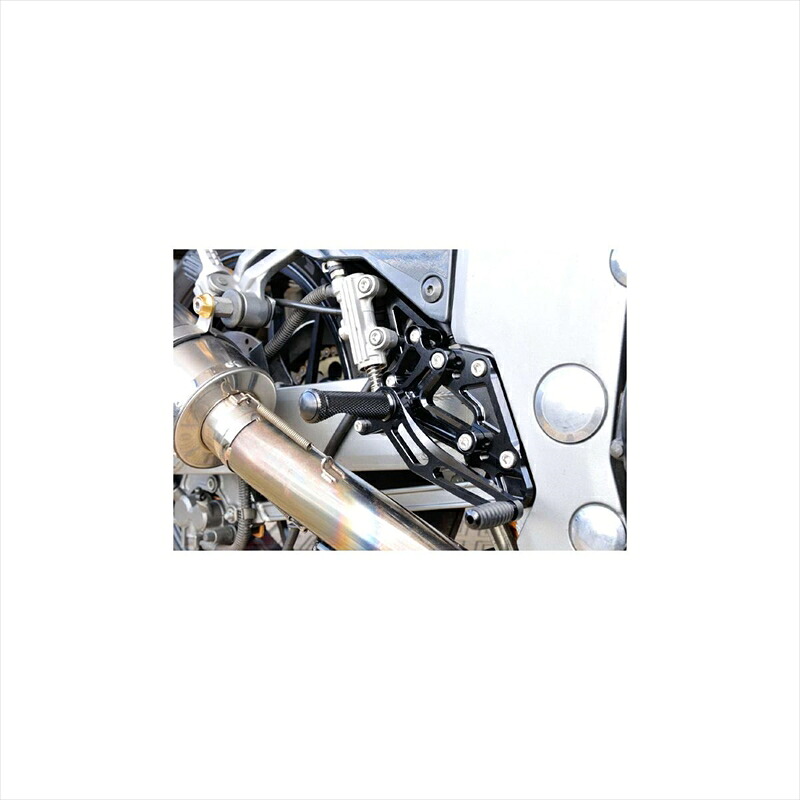バイクパーツ WOODSTOCK(ウッドストック) ステップキット 4POS WBS-K29-BB 4548916073467 ZZR1100 C -92