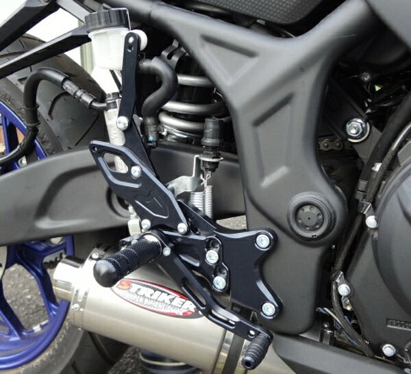 バイク用品 ステップストライカー ストライカー スペシャルステップキット TypeS＆R BLK YZF-R25 ABS 15-19SS-AA2123B 4580363910155｜バイク・バイク用品はとやグループ
