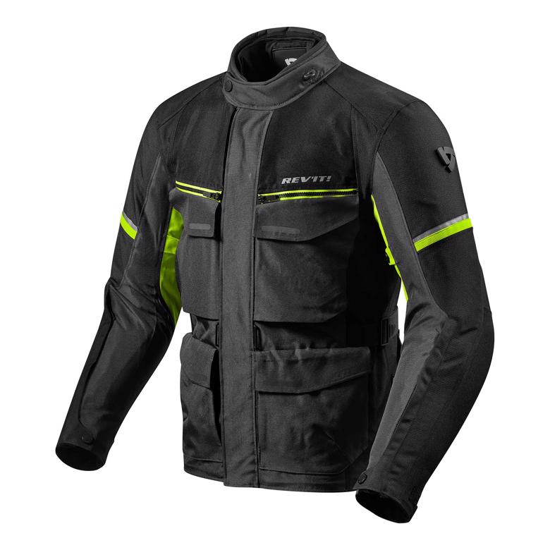 バイク用品ウェアジャケットレブイットアウトバック3ジャケットブラックネオンイエローMREVITFJT262-1450-M取寄品