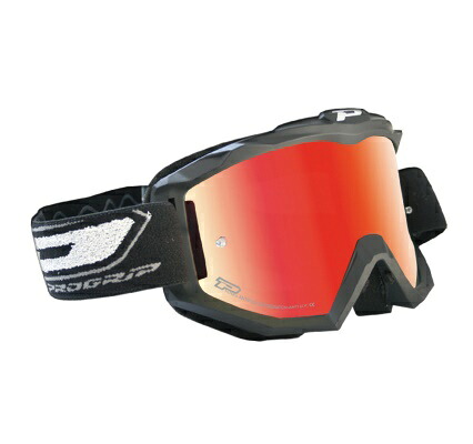バイク用品 ウェア PROGRIP プログリップ ゴーグル RACE LINE MATT レンズRED PG3204M-RD 4580332556834