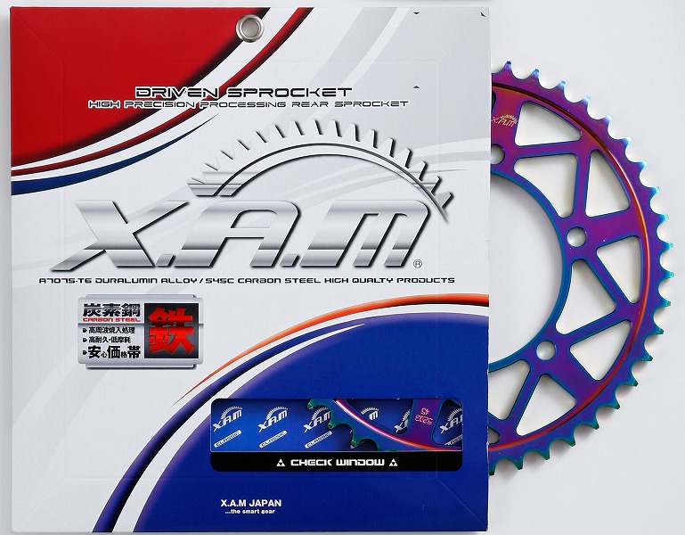 【5日前後で発送】バイク用品 駆動系XAM ザム ENDUROスチール スプロケット520-50T CRF250R 450R CR125(-03) 250(-03) XR250(95-) 400(96-)B4102R50 4528388160490｜バイク・バイク用品はとやグループ