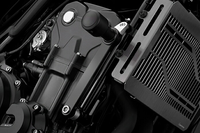 バイクパーツ BIKERS(バイカーズ) フレームガード ブラック H0442-BLK 4549950839439 CL500 23 Rebel500 17-23