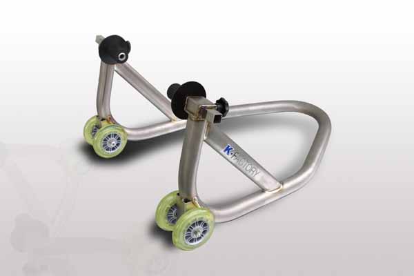 バイク用品 メンテナンス メンテナンススタンドK-FACTORY チタンスタンド Vフック タイヤ イエローケイファクトリー 000YZCG001V 取寄品｜バイク・バイク用品はとやグループ