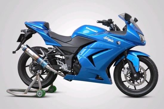 バイク用品 マフラー 4ストスリップオン＆ボルトオンマフラー K-FACTORY 3Dステン スリップオン SS Ninja250R -12 ケイファクトリー 149KAAAEAG1101 取寄品