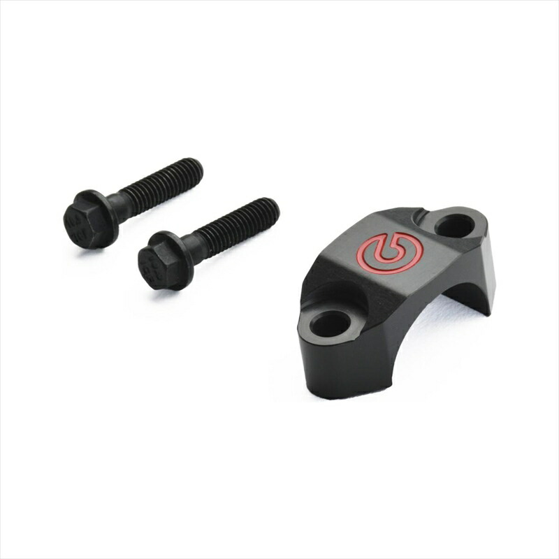 バイクパーツ ハンドル ブレンボ ハンドルバークランプ ミラーホール無 110.A897.87 4549950476597 CNC赤ロゴ RCS1インチ用