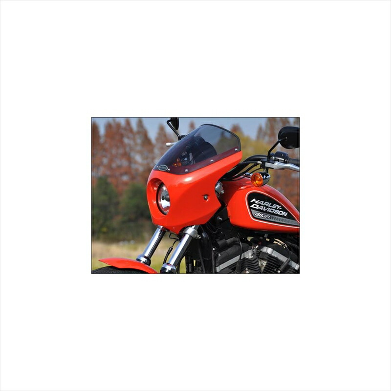 バイクパーツ 外装 シックデザイン ティーラS.ヘッドカウル BB.BLK/クリア HC54-BK 4548664658176 XL 04-