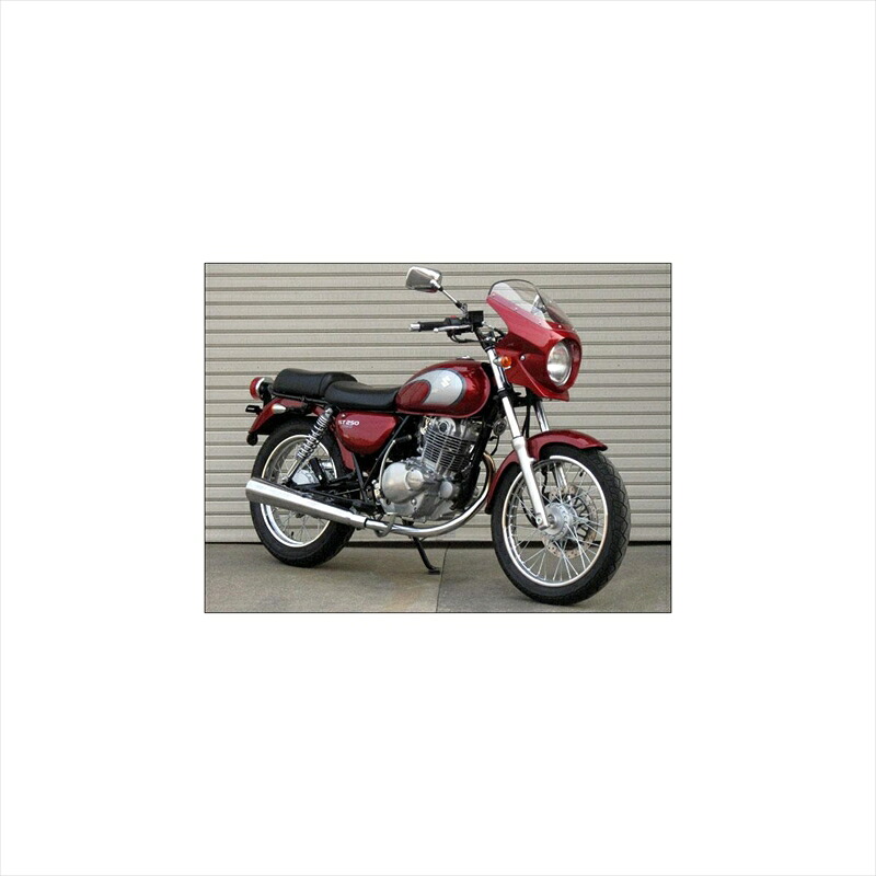 バイクパーツ 外装シックデザイン ロードコメット2 ソリッドBK/クリア RCB47-BK 4547424015112ST250|バイク・バイク用品はとやグループ