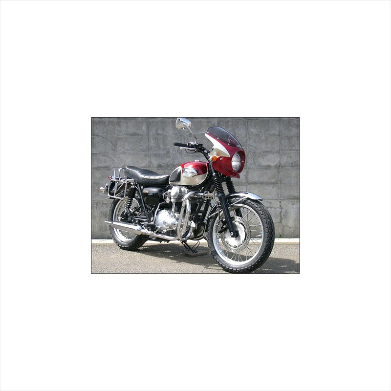 バイクパーツ 外装シックデザイン ロードコメット2 LVレッド/クリア RCB48-LVRD 4548664683505W650｜バイク・バイク用品はとやグループ
