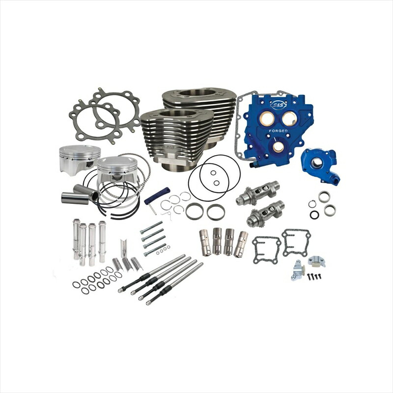 バイクパーツ エスアンドエスサイクル S＆S POWER PACK KIT W.BLK TWIN CAM 07-17 330-0668 4550255071790