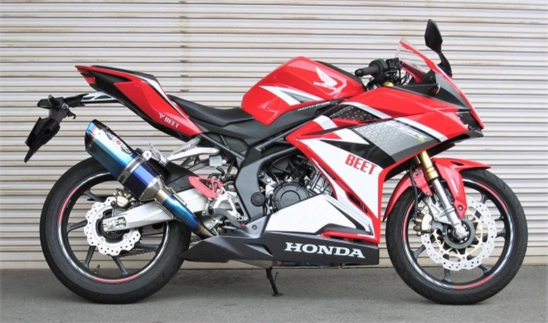 BEET ナサート-EvoTYPE-2 ブルーチタン CBR250RR 17 《ビート 0227-H80-BL》|バイク・バイク用品はとやグループ